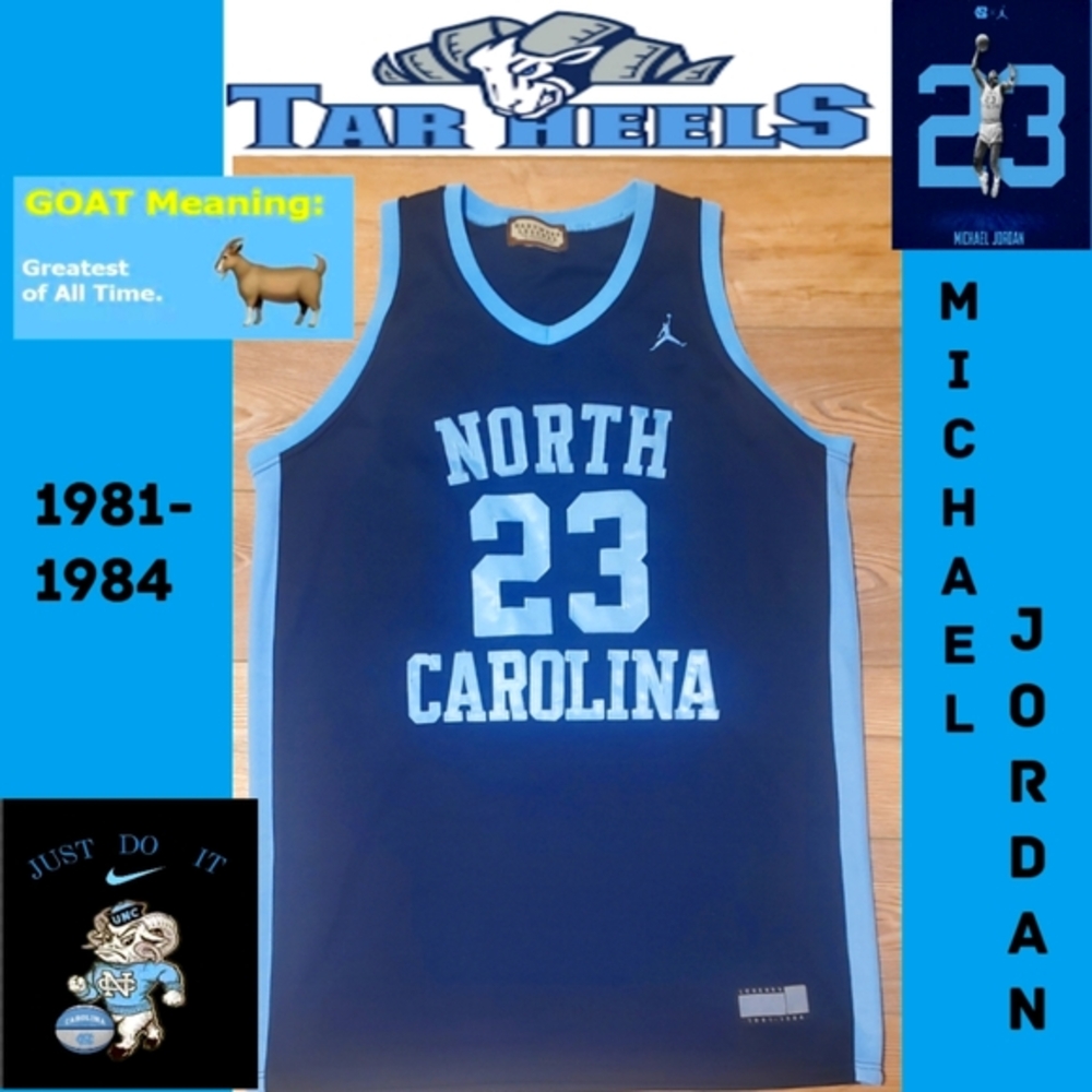 Michael Jordan North Carolina Tar Heels Vintage Jersey